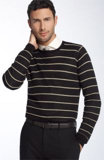 Armani Collezioni Crewneck Silk & Cotton Sweater