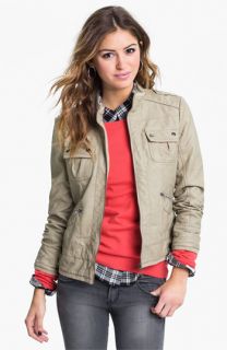 Collection B Faux Leather Jacket (Juniors)