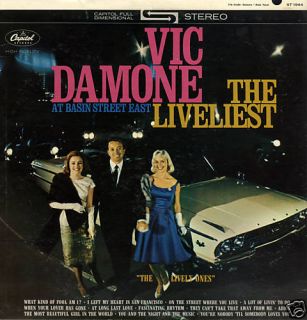 Vic Damone at Basin Street East The Liveliest 1963 LP