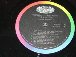 VHTF The Beatles Butcher Album Yesterday and Today Capitol T2553