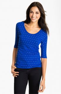 Vince Camuto Allover Embellished Tee (Online Exclusive)
