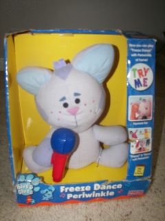  price blues clues freeze dance periwinkle game stuffed animal HTF 2000