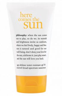 philosophy ‘here comes the sun age defense sunscreen spf 30