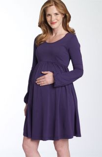 LA Made Maternity Sharon Tissue Weight Jersey Empire Dress