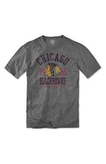 Banner 47 Chicago Blackhawks Graphic Crewneck T Shirt (Men)