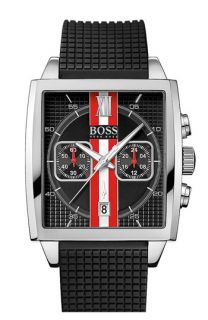 BOSS Black HB1005 Multifunction Square Dial Strap Watch