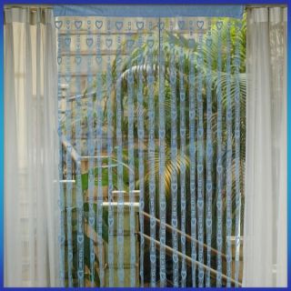 Fringe Door Window Panel Room Divider String Curtain Hearts Love Strip