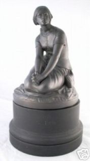 HJORTH Blackburned Statue Jeanne dArc 1884 Chapu