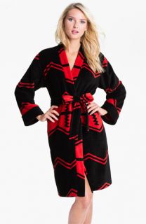 Lauren Ralph Lauren Sleepwear Zigzag Stripe Plush Robe
