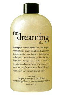 philosophy im dreaming of… white pear shampoo, shower gel & bubble bath
