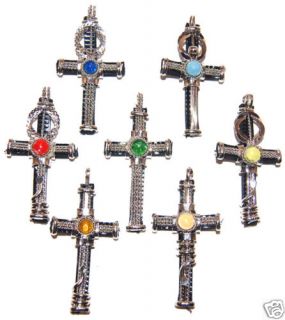 10 Pendants Religious Crosses Peruvian Handmade Jewelry