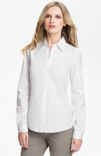 Lafayette 148 New York Relaxed Button Front Shirt