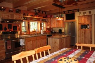River Front Log Home Cabins Great Location RARE Find A Must See