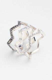 Judith Jack Caged In Stackable Rings (Set of 3)