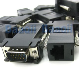  Male to LAN CAT5 Cat5e Cat6 RJ45 Network Cable Female Adapter