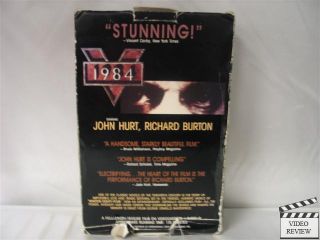 1984 VHS John Hurt Richard Burton Suzanna Hamilton