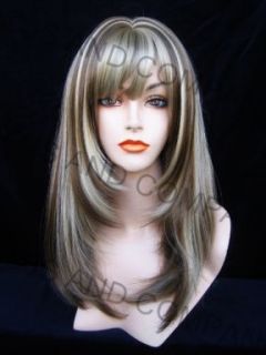  , face framing layers with blunt cut bangs. . . simply gorgeous