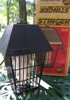 this stinger electronic bug zapper has been very lightly used and is