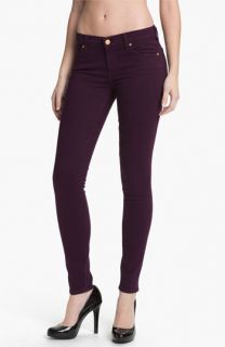 7 For All Mankind® Slim Illusion Overdyed Skinny Stretch Jeans (Bordeaux)