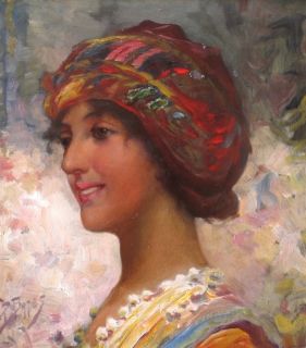 Davenport Bates 1867 1930 Orientalist Oil to $80 000 Signed Eastern