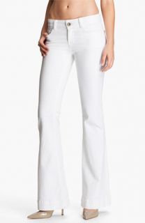 J Brand Low Rise Bell Bottom Stretch Jeans (Blanc)