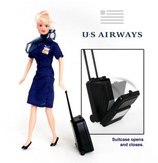 Daron Toys US Airways Flight Attendant Doll Mint DA900