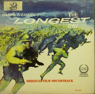 33 LP Record Darryl F Zanucks The Longest Day WWII Soundtrack FXG 5007