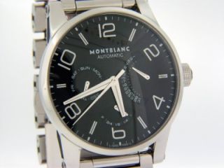 Montblanc 103095 Timewalker Retrograde Black Dial Mens Watch Retail $
