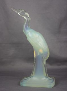  Sabino Art Glass Figurine Stork Heron F39