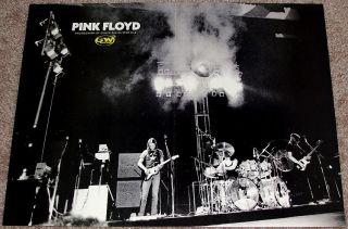 Pink Floyd David Gilmour Roger Waters Live Stage Poster