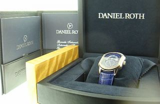 Daniel Roth Ref. 807.L.10 Stainless Steel Automatic Blue Sector No