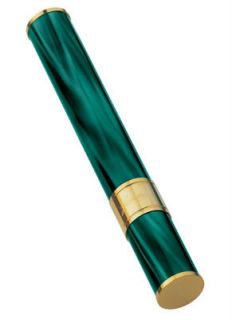 Davidoff Brass Lacquer Green Cigar Tube Model No 90194