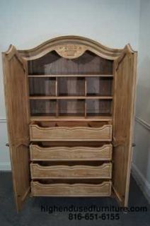 DAVIS CABINET Country French 48 Clothing Armoire