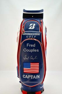 Autographed Bridgestone Ryder Cup Fred Couples Tour Staff Golf Bag SKU