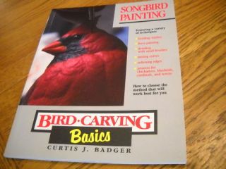   PAINTING Bird Carving Basics PB CURTIS J BADGER 0811730557 PB 1993