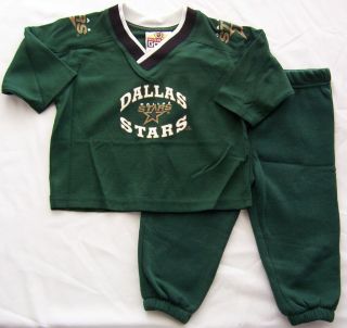 Dallas Stars Toddler Jersey sweat Suit Size 3T