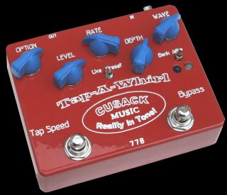 New Cusack Music Tap A Whirl V3 Modulation Effects Pedal Made in The