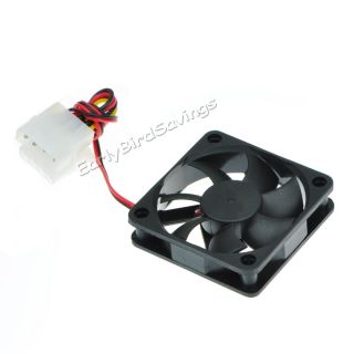 60x60x15mm DC Brushless Computer PC Fan 4P Pin Extended Male to Female