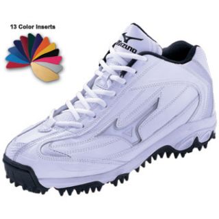  Spike Premier Switch Mid Mens Softball Cleats White 12 5