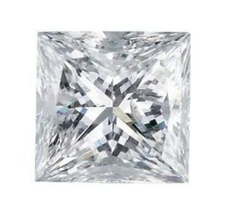 Ct Princess Cut Diamond E Color SI1 Clarity w GIA Report