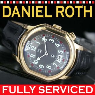 Daniel Roth Metropolitan 18k Solid Gold Automatic Mens Watch Uhre