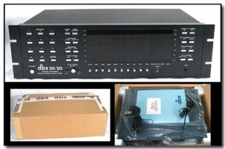 DBX 20 20 Computerized Graphic Equalizer Analyzer Vintage Audio New in