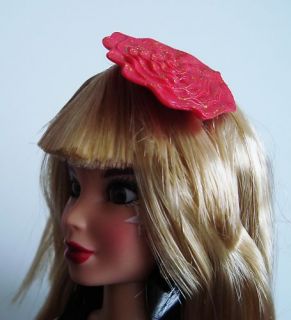  New Liv Doll Twist Dance Red Gold Flower Headband