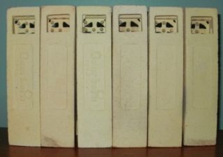 Six Vintage Dearborn Gas Heater Ceramic Radiant Grates Bricks R 282