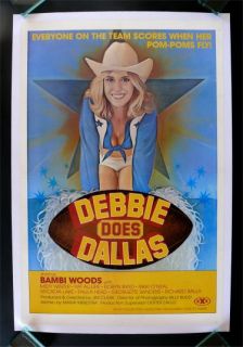 Debbie Does Dallas Original Movie Poster 1978 Adult X