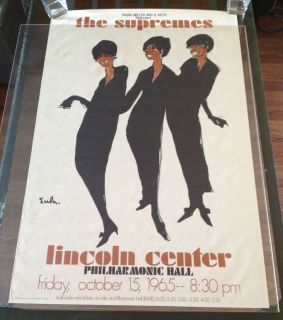 Lincoln Center Diana Ross Supremes Trude Heller Poster Darien House