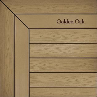 GAF Natural Grain Composite Decking Deck Lumber Golden Oak Color Only