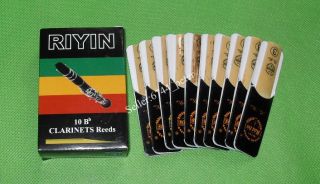 10 x clarinet reeds brand riyin size 3 this clarinet reeds is very
