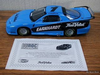 NASCAR Dale Earnhardt Sr TRUE VALUE #1 BLUE IROC Xtreme Action 1/24