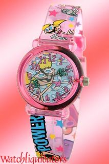 Colorful Dee Dee Girls Jelly Band, Quartz, All Plastic Watch Easy Read